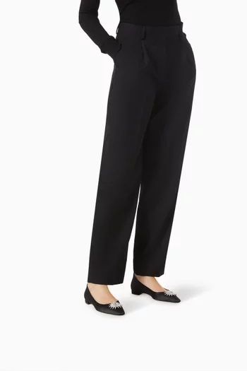 Roncona Ballet Flats in Satin