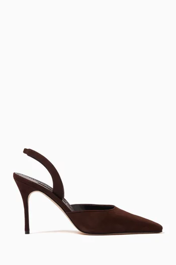 Borelapla 90 Slingback Pumps in Suede