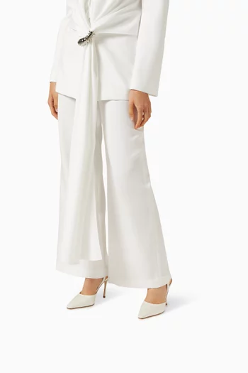 Borelapla 105 Slingback Pumps in Satin