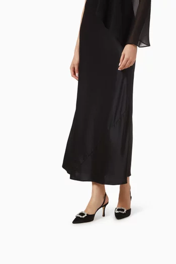 Mayjousli 70 Slingback Pumps in Satin