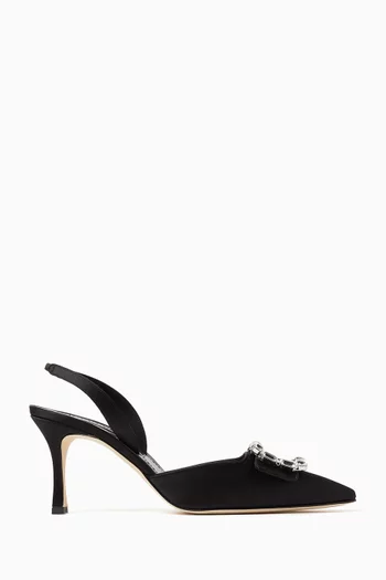 Mayjousli 70 Slingback Pumps in Satin