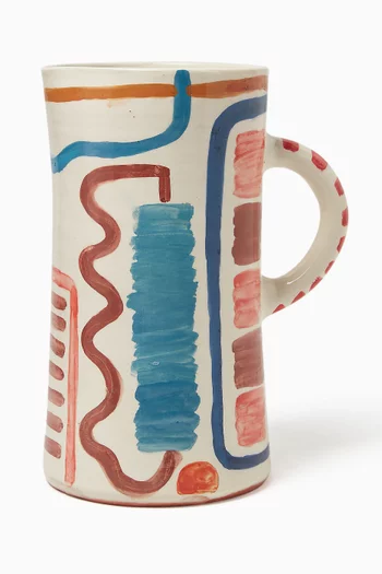 Mia Hand-painted Jug in Ceramic