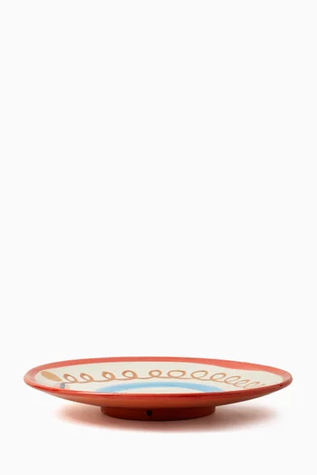 Summer Plates in Ceramic, Set of 4