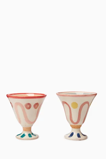 Buaza Coupes in Ceramic, Set of 2