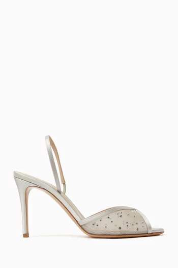 Jen 85 Slingback Pumps in Mesh