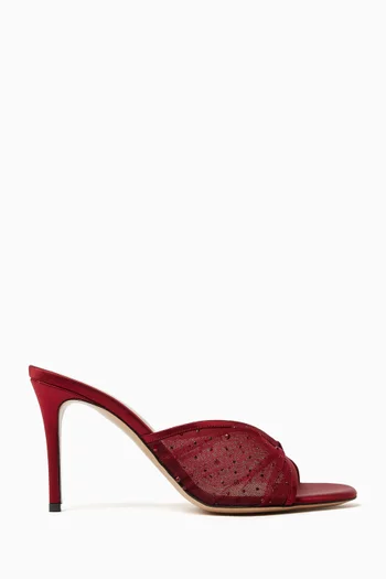 Astrid 85 Mules in Tulle