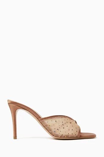 Astrid 85 Mules in Tulle