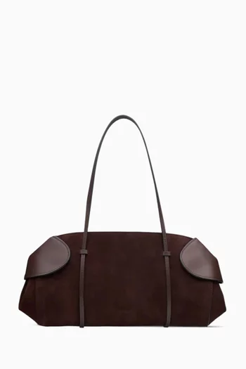 Berenices Shoulder Bag in Suede