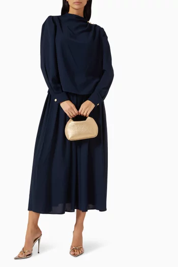 Top & Skirt Set in Crepe