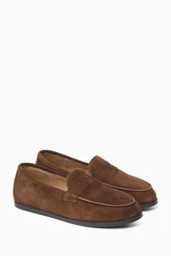 Ryan Penny Loafers in Suede