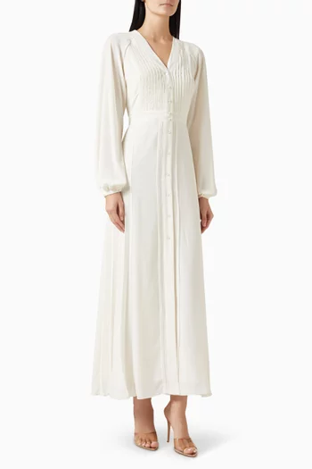 Buttoned Maxi Dress