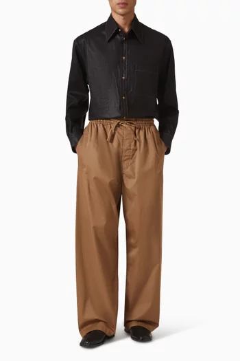 Pyjama Pants in Cotton Twill
