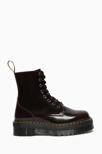 Jadon 8-eye Platform Boots in Arcadia Leather