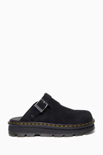 Zebzag Mules in Suede