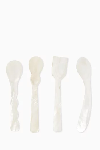 Mother of Pearl Spoons, Set of 4