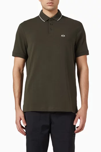 Slim-fit Polo Shirt in Stretch Cotton