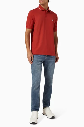 Slim-fit Polo Shirt in Stretch Cotton