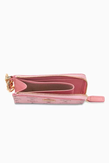 Aren Card Case in Visetos Monogram Canvas