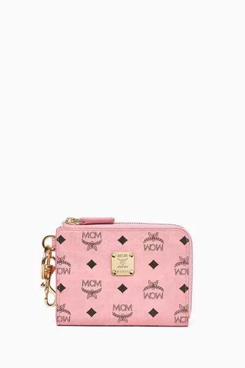 Aren Card Case in Visetos Monogram Canvas