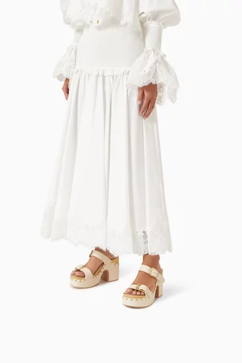 Alight 100 Wedge Sandals in Leather