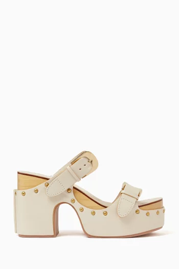 Alight 100 Wedge Sandals in Leather