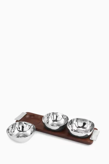 Reflective Triple Bowl Set