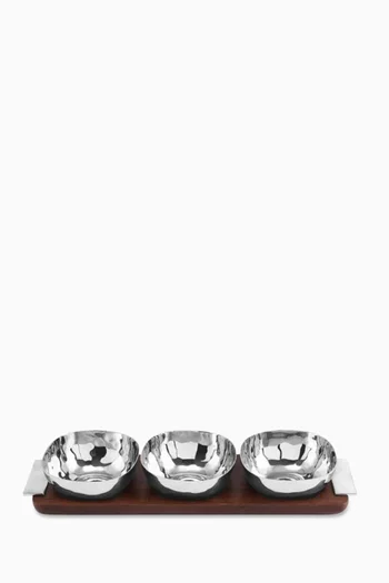 Reflective Triple Bowl Set