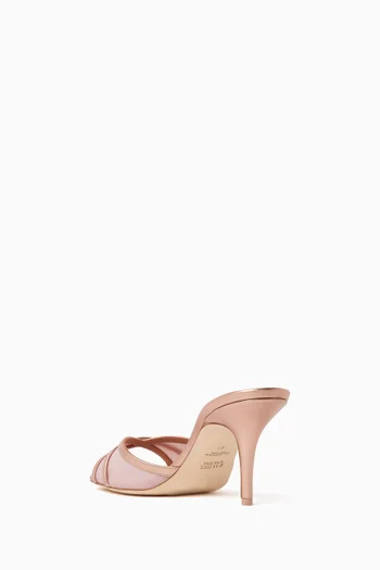 Perla 70 Mules in Organza & Leather