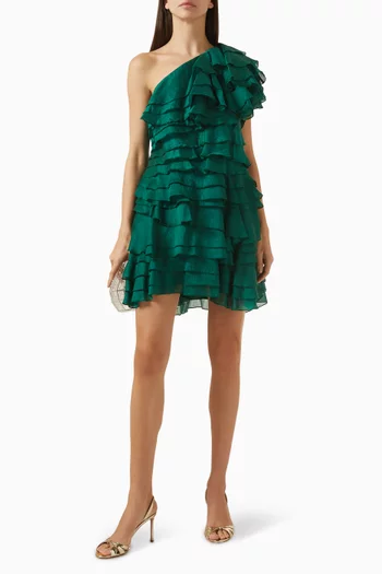 فستان روزالين بكتف مكشوف قطن