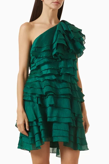 فستان روزالين بكتف مكشوف قطن