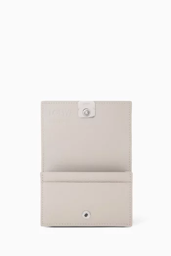 Anagram Business Cardholder in Grained Calfskin