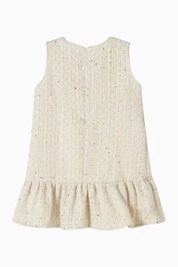 Bow Dress in Tweed