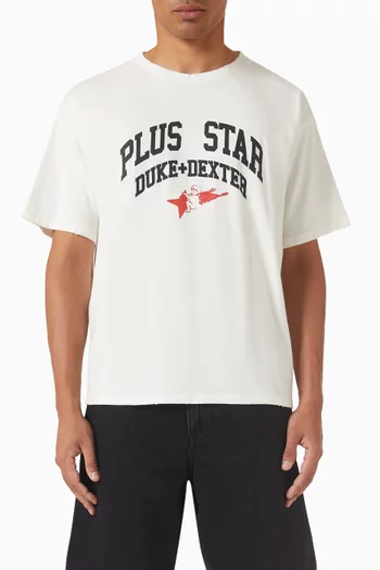 Plus Star Vintage T-shirt in Cotton
