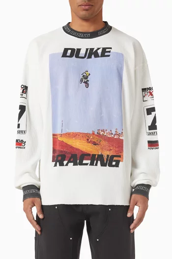DR Motocross Waffle Top in Cotton