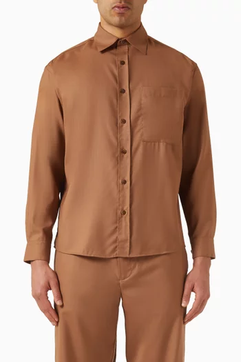 Denis Overshirt in Merino Wool