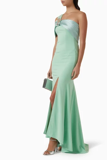 Asymmetrical Maxi Dress