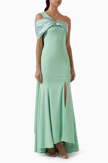 Asymmetrical Maxi Dress