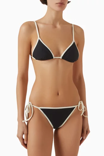 Via Matte Bikini Top