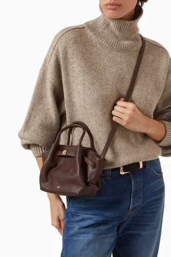 Mini Hana Tote Bag in Vegan Leather