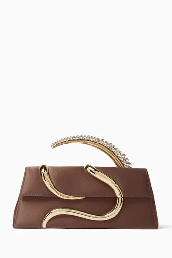 Aura Top-handle Bag in Satin