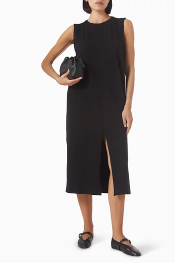 Crewneck Midi Dress in Jersey