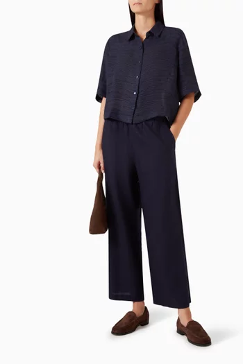 Ankle Pants in Organic Linen
