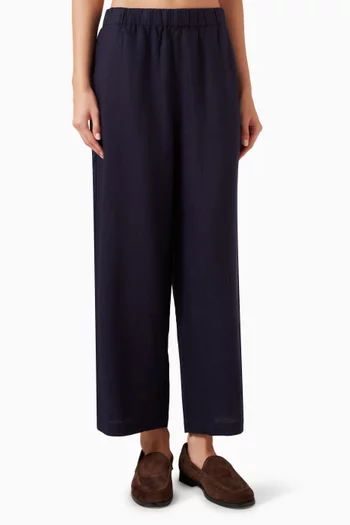 Ankle Pants in Organic Linen