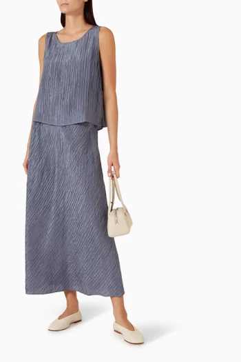 Bias-cut Maxi Skirt