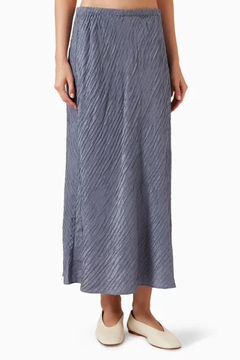 Bias-cut Maxi Skirt