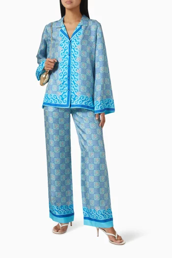Canta Printed Blouse in Silk