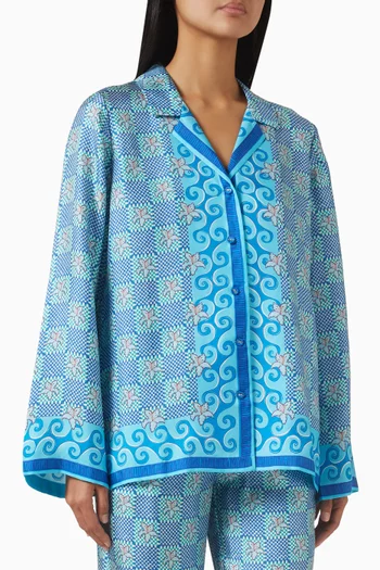 Canta Printed Blouse in Silk