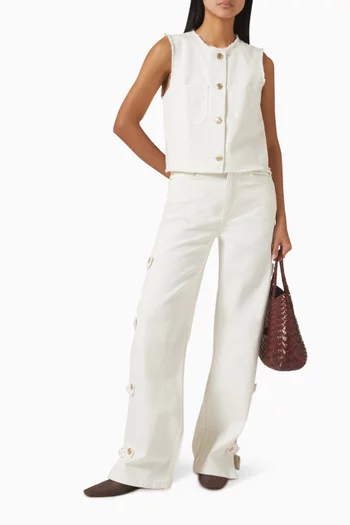 Cousao Open-back Top in Cotton