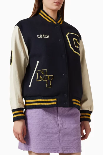 Varsity Jacket in Wool