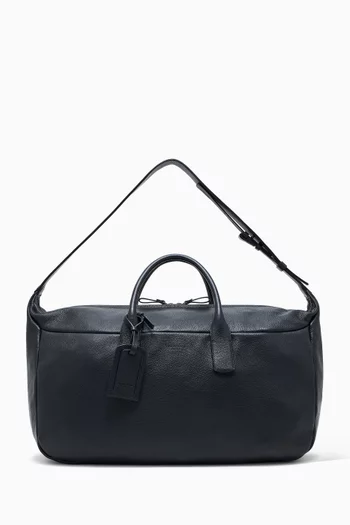 Duffle Bag in Pebbled Leather
